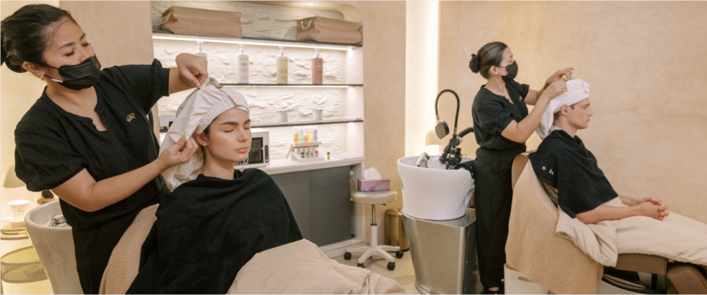Scalp Care Spa retreat